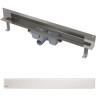 Дренажная система ALCAPLAST APZ5-SHADE-850 SPA для монтажа в стену, нержавеющая сталь, матовая