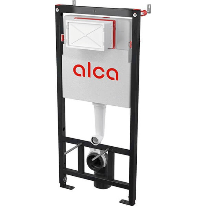 Инсталляция ALCAPLAST AM101/1120-4:1 RU M671-0001 с панелью смыва, хром глянцевой AM101/1120-4.1 RU M671-0001