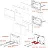 Кнопка управления ALCAPLAST FLAT TURN-INOX металл, матовый