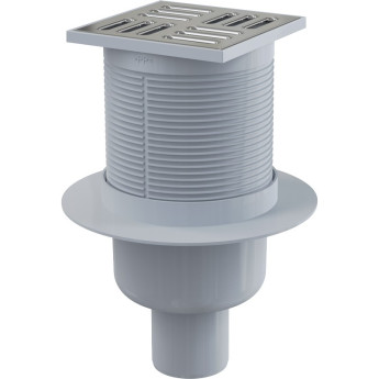 Сливной трап ALCAPLAST APV32, 105х105/50, подводка прямая